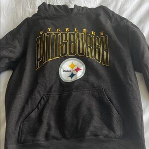 Pittsburgh Steelers NFL Team Apparel Black and Yellow Sweatshirt